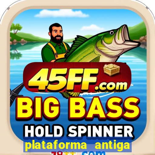 plataforma antiga de jogos